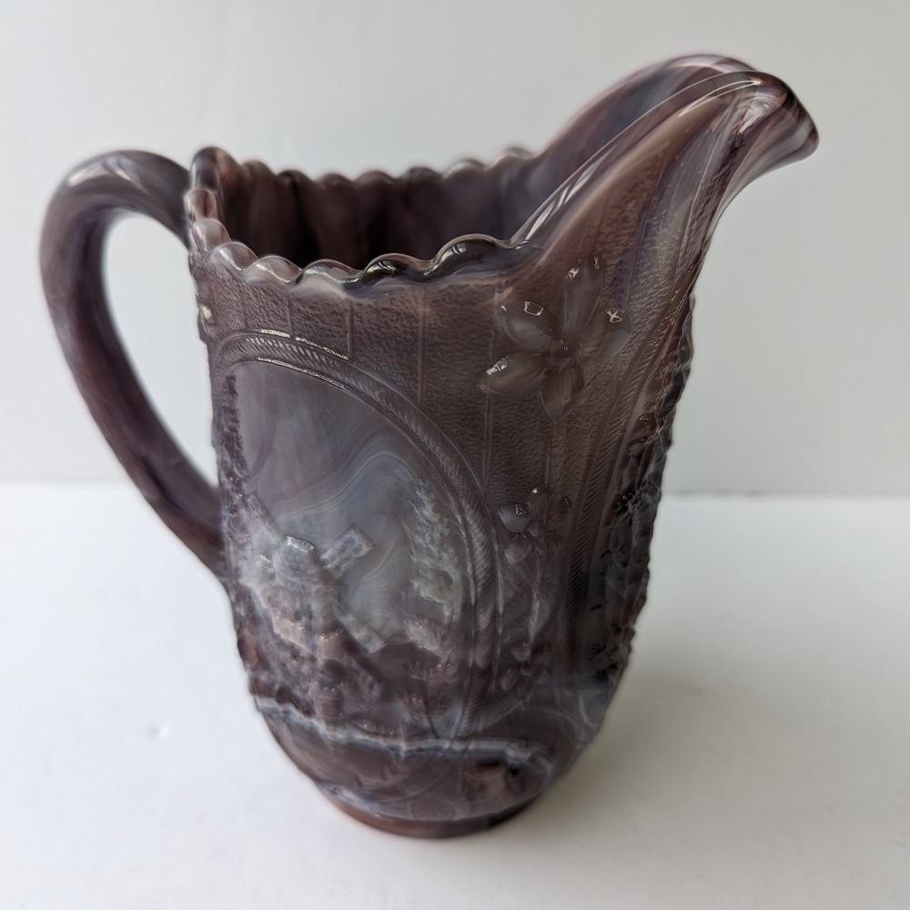 Amethyst slag Imperial milk pitcher Excellent condition - Picture 3 of 9